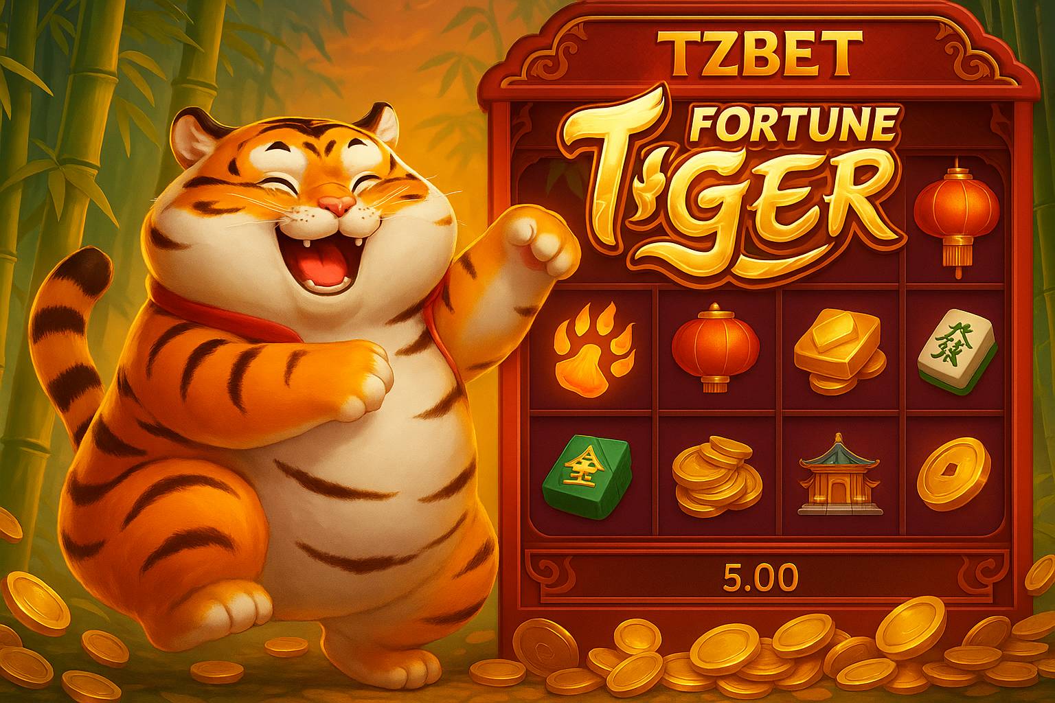 Fortune Tiger é um jogo imperdível no TZBETCasino